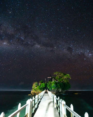 Mlikyway astrophotography in one of the best destination  in malang east java indonesia asiaのeditorial素材