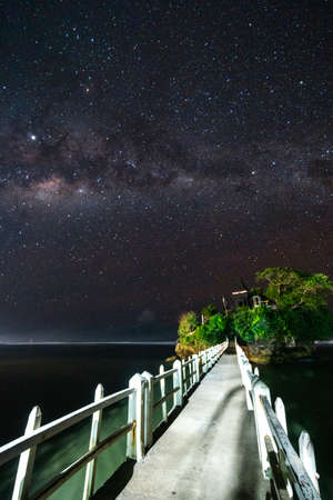 Milkyway Balekambang Beach Malang East Java Asia Indonesiaのeditorial素材