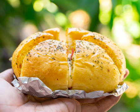 Korean Garlic CCheese Bread Indonesia