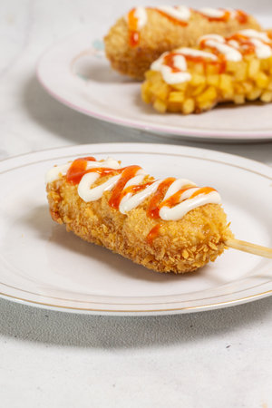 korean corndog that go viral in indonesia