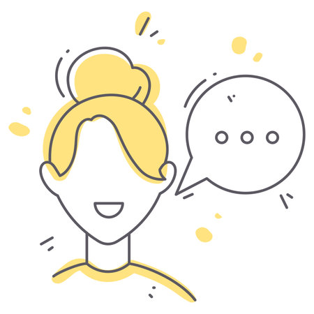 Line icon manager helps, isolated on white backgroundのイラスト素材