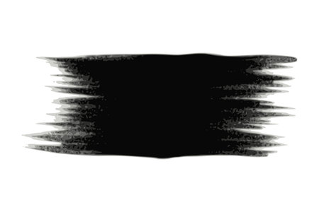 Black Distress Brushes. Grunge Texture. Splash Banner. vector illustration.のイラスト素材