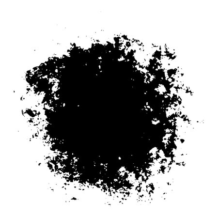 Black Distress Brushes. Grunge Texture. Splash Banner. vector illustration.のイラスト素材