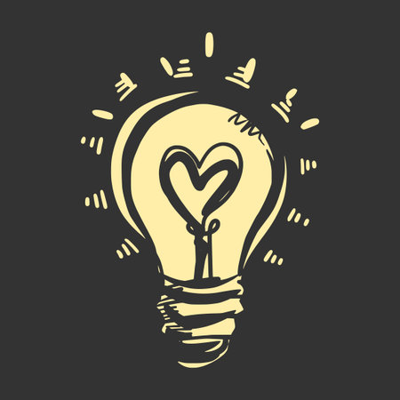 Lamp, idea icon, vector illutrationのイラスト素材