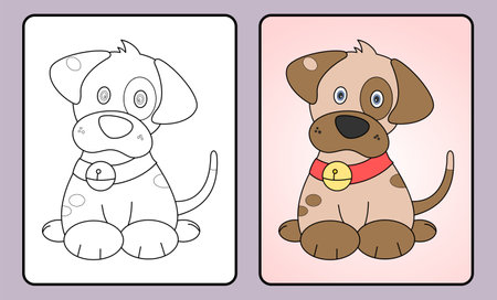 learn coloring for kids and elementary school.のイラスト素材