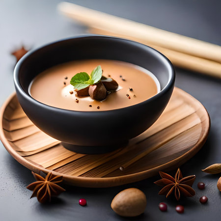 traditional herbal drink for health, AI generatedの素材