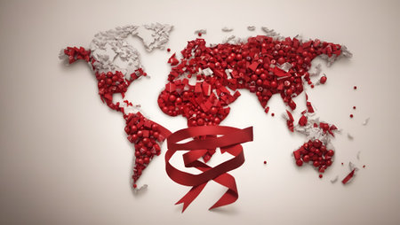 December 1, World AIDS Day, AI generatedの素材
