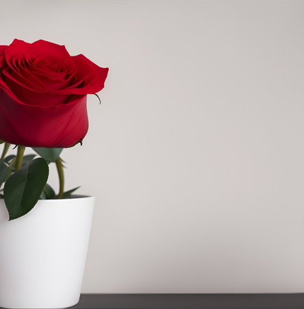 background with red roses. AI generatedの素材