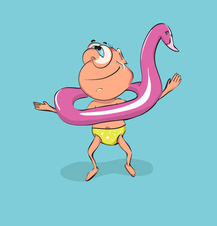 Person on vacationのイラスト素材