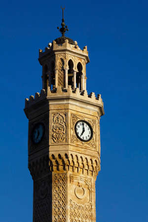 Izmir Clock Tower in Izmir, Turkeyの写真素材