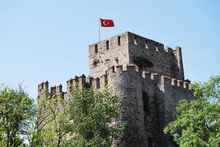 Anadolu HisarÄ± Castle in Istanbul Cityのeditorial素材