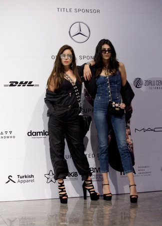 19-03-2019 Istanbul Zorlu Center Mercedes-Benz Istanbul Fashion Week 2019のeditorial素材