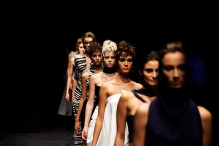 19-03-2019 Istanbul Zorlu Center Mercedes-Benz Istanbul Fashion Week 2019のeditorial素材