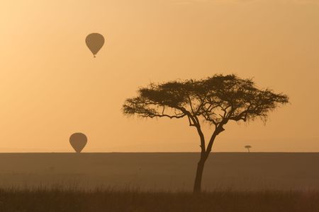 Hot air Balloon safari over the Masai mara