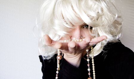 Portrait of woman,for different conceptsの写真素材