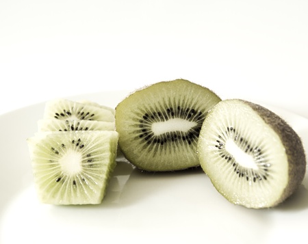Kiwi in square designの写真素材