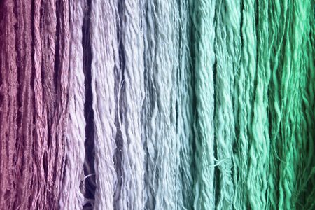 Texture of wool with colors, backgroundの写真素材