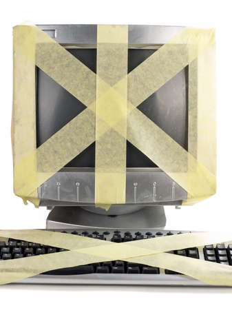 Screen With a Duck Tape
