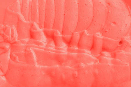 Cosmetic texture of purifying exfoliating scrub for face and body. Herbal skin cosmetics, cream or...