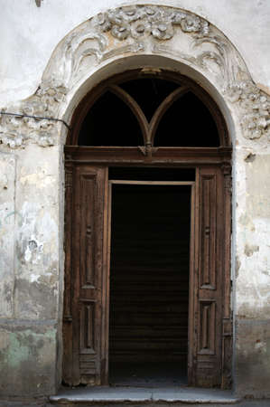Art-Nouveau facade in Tbilisi Old town, Republic of Georgiaのeditorial素材