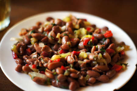 Lobio: georgian dish with french beansの写真素材