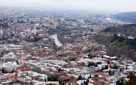 View to the city of Tbilisi, Georgia (country)