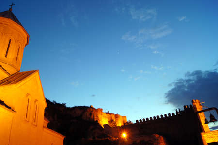 Night view to Old town of Tbilisi, Georgia (country)
