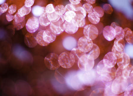 defocused abstract background of color night holiday lights