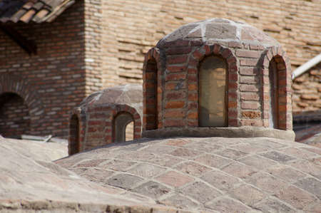 Traditional old baths domes  in Tbilisi