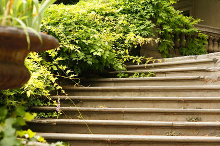 Garden stairs in governor-general palace in Tbilisi, Republic of Georgia