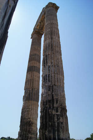 view of Temple of Apollo in antique city of Didyma, Turkey