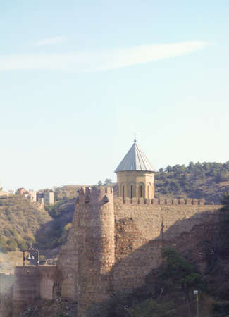 Medieval castle of Narikala in Old Tbilisi