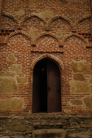 Gremi - Church of the Archangels and royal tower in Kakheti region, Georgia. It was constructed in 16. c., and is located on a hill.の写真素材