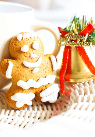 Christmas decoration: cookies and letter to Santa