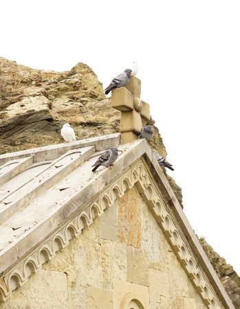 View of traditional narrow streets of Old Tbilisi, Republic of Georgiaの写真素材