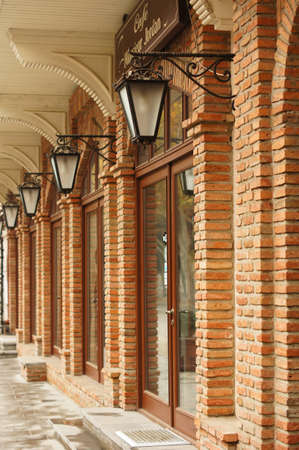 View of traditional narrow streets of Old Tbilisi, Republic of Georgiaのeditorial素材