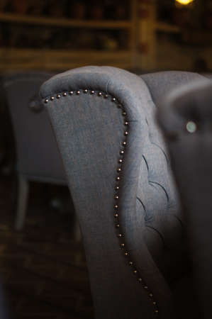 Old-styled chair in country interiorの写真素材