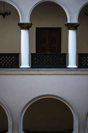 Details of interior of Parliament House of Republic of Georgia in Tbilisi