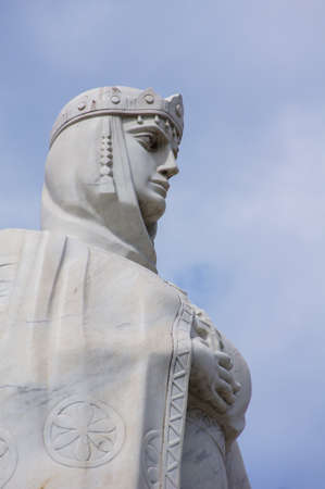 KIEV, UKRAINE -JUNE 11, 2015:Monument to Princess Olga, St. Apostle Andrew the first-called and equal to the apostles Cyril and Methodius in Kiev .June 11, 2015 Kiev, Ukraineのeditorial素材