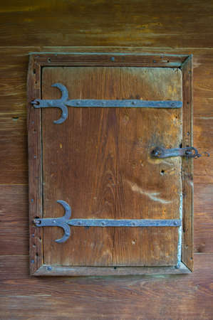 old wooden door in antique house, Tbilisi, Georgiaの写真素材