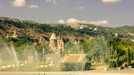 Summer time in old Tbilisi, capital of Republic of Georgia