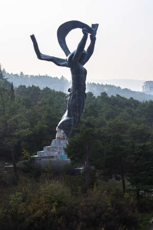 The most famous park in Tbilisi, Georgia - Vakeの写真素材