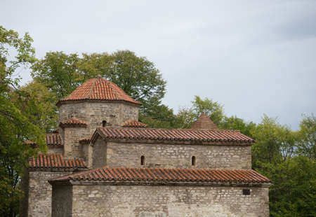 Old building in the wine region of Kakheti during autumnの写真素材