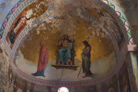 Famous Shiomgvime monastery close to Mtskheta , ancient capital of Georgiaのeditorial素材