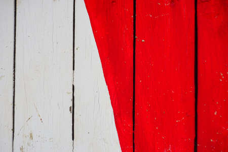 British flag concept - old door colored in the colors of the flag of UKの写真素材