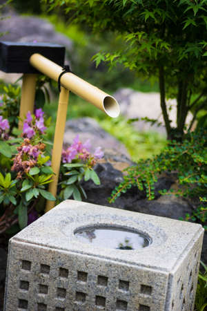 Japanese garden in botanical garden of Tbilisi, Georgiaの写真素材