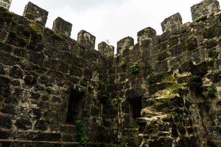 Gonio, Georgia / July 9, 2018: Ancient roman fortress Gonio - Asparos on the Black sea coast in Georgia, close to turkish borderのeditorial素材
