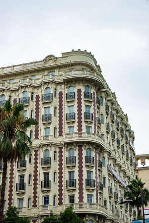 Batumi, Georgia / July 10, 2018: Architecture of Old Batumi with Palm trees the best place to rest in Adjaraのeditorial素材