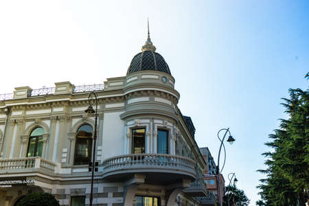 Batumi, Georgia / July 10, 2018: Architecture of Old Batumi with Palm trees the best place to rest in Adjaraのeditorial素材