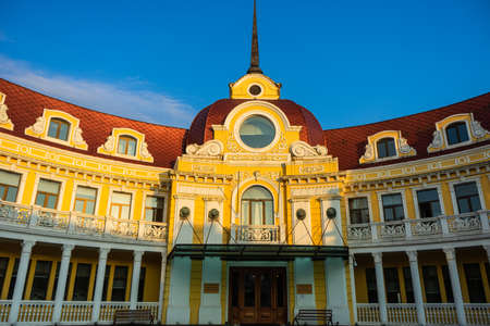 Batumi, Adjaria, Georgia - 08 JULY 2018: Beautiful palace built in the end of 1890 years now here located Art University of Batumi in Batumi downtownのeditorial素材